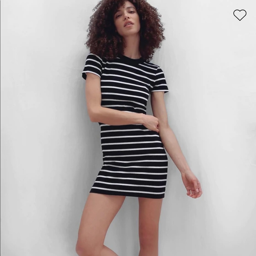 French Connection Striped T Shirt Dress